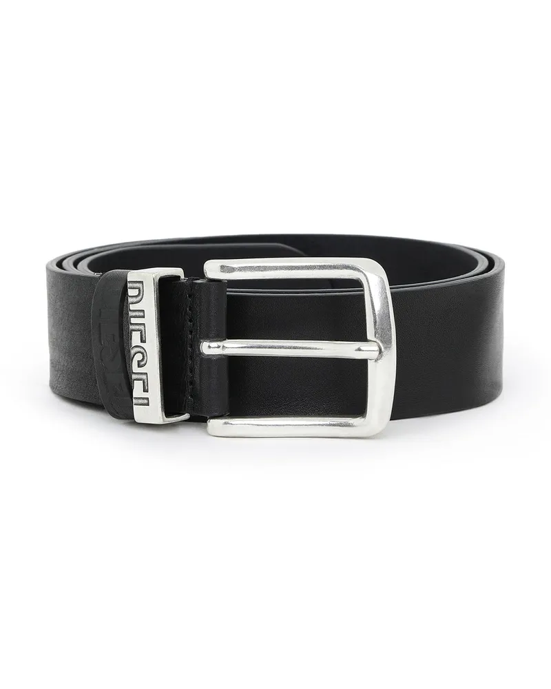 Diesel 3.9cm Gürtel mit Kontrastschlaufen - Gürtel - Herren - Schwarz Schwarz