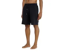 Sweatshorts aus aufgerauter Baumwollmischung - Hosen - Herren - Schwarz