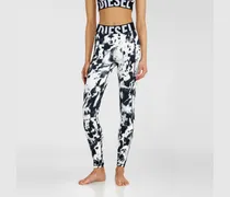 Leggings aus bedruckter Mikrofaser - Hosen - Damen - Bunt