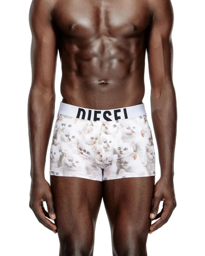Diesel Retropants mit Pop-Print - Boxershorts - Herren - Weiss Weiss