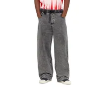 Sweatpants mit Denim-Effekt - Hosen - Herren - Grau