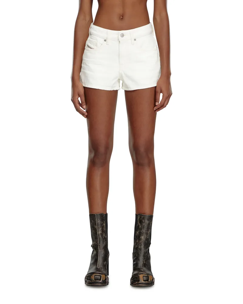 Diesel Shorts aus Denim - Kurze Hosen - Damen - Weiss Weiss
