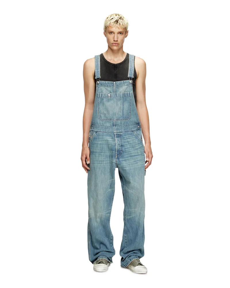 Diesel Utility-Latzhose aus Denim - Latzhosen - Unisex - Blau Blau