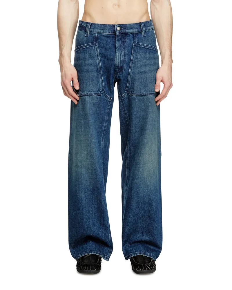 Diesel Relaxed Jeans - D-Zeta - Jeans - Herren - Blau Blau