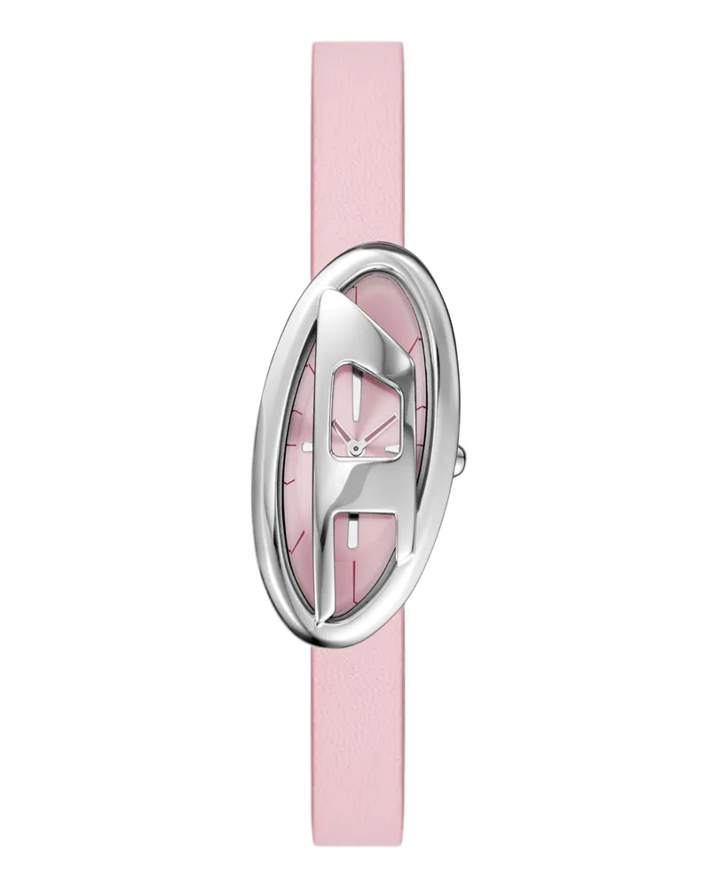 Diesel D-Era Lederuhr mit zwei Zeigern - Uhren - Damen - Rosa Rosa