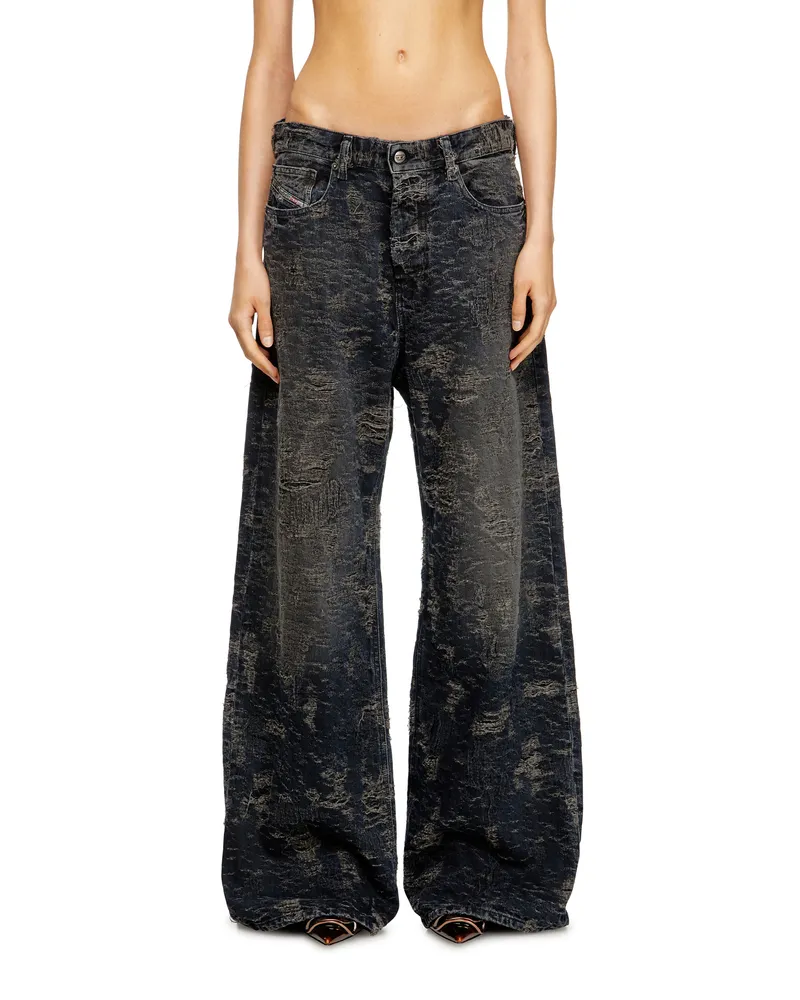 Diesel Relaxed Jeans - 1996 D-Sire - Jeans - Damen - Schwarz Schwarz