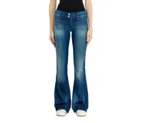 Bootcut Jeans Low Waist D-Hush, Mittelblau, Reißverschluss
