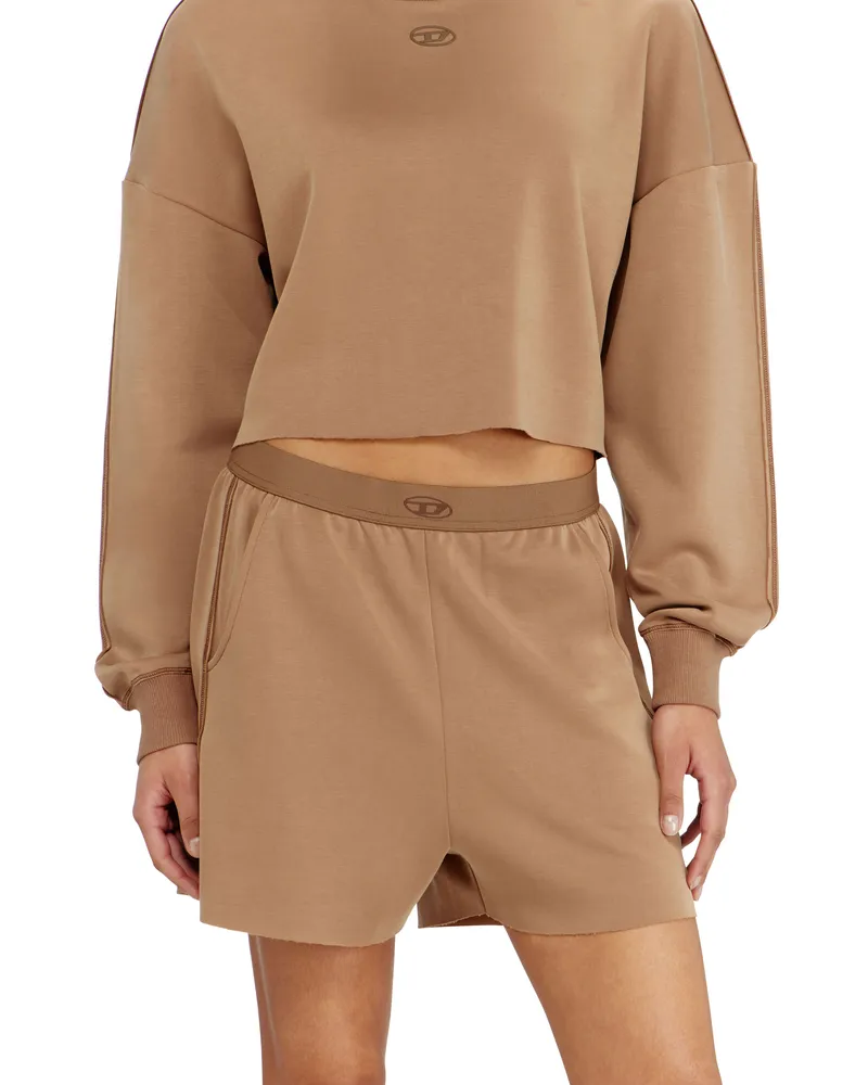 Diesel Shorts aus leichtem stretch-scuba - Hosen - Damen - Braun Braun