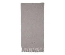 Schal aus Wollmischung mit Fransenabschlüssen - Schals - Unisex - Grau