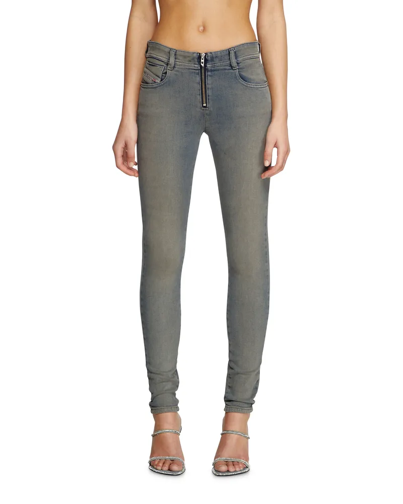 Diesel Skinny Jeans - 2017 Slandy - Jeans - Damen - Blau Blau