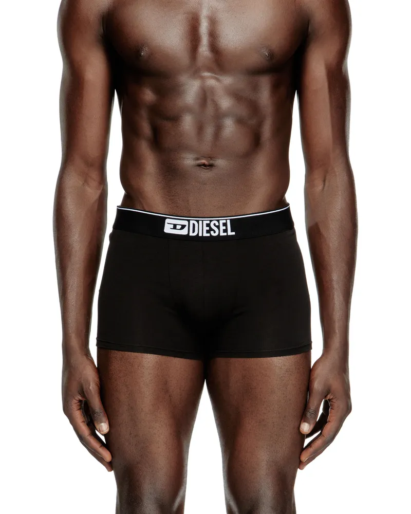 Diesel Einfarbige Retropants im Fünferpack - Boxershorts - Herren - Schwarz Schwarz