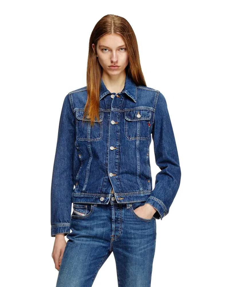 Diesel Truckerjacke aus Denim - Denim jacken - Damen - Blau Blau
