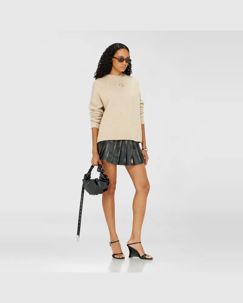 Diesel Pullover aus Woll- und Alpakamischung - Strickwaren - Damen - Beige Beige