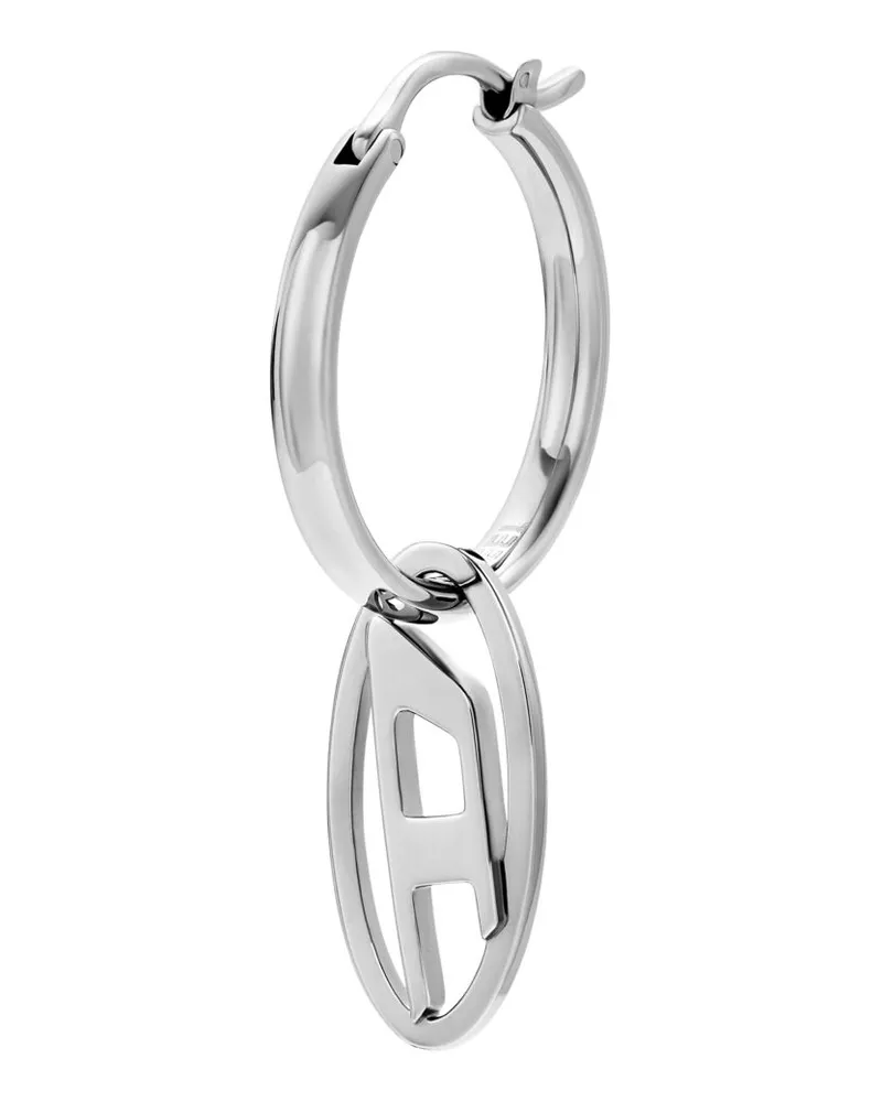 Diesel Kreole aus Edelstahl - Ohrringe - Unisex - Silber Silber