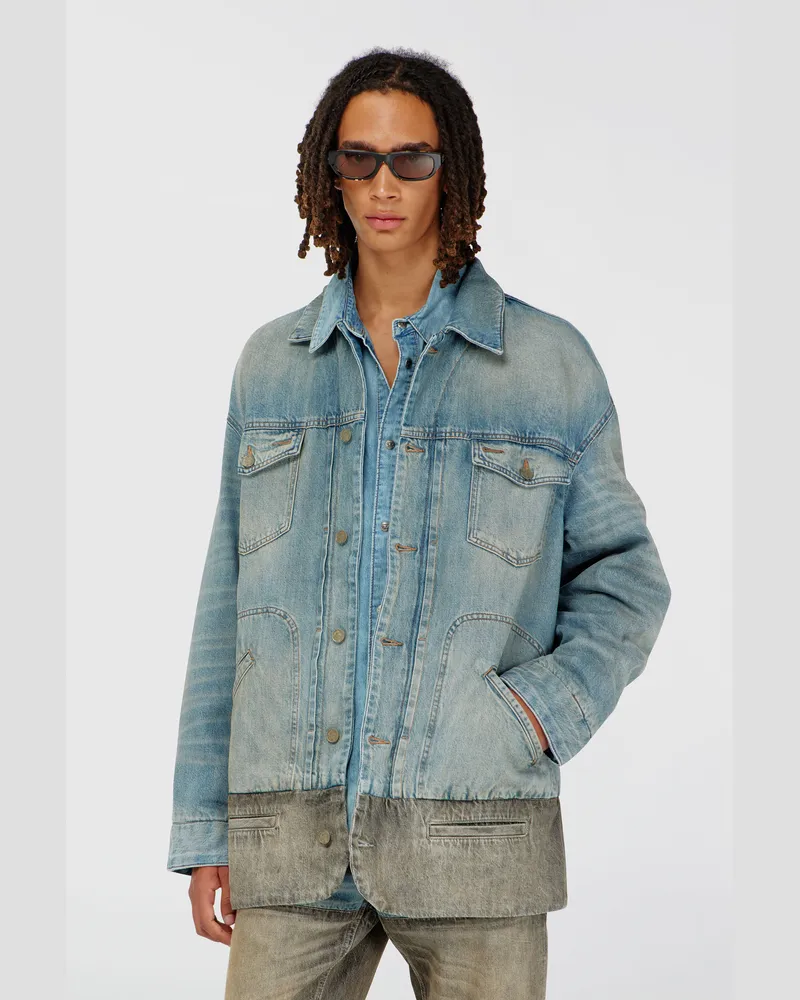 Diesel Jeansjacke mit - Denim jacken - Herren - Bunt Bunt