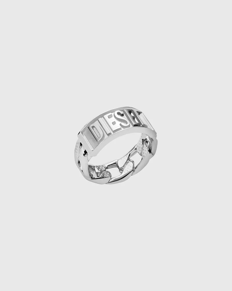 Diesel Edelstahlring - Ringe - Herren - Silber Silber