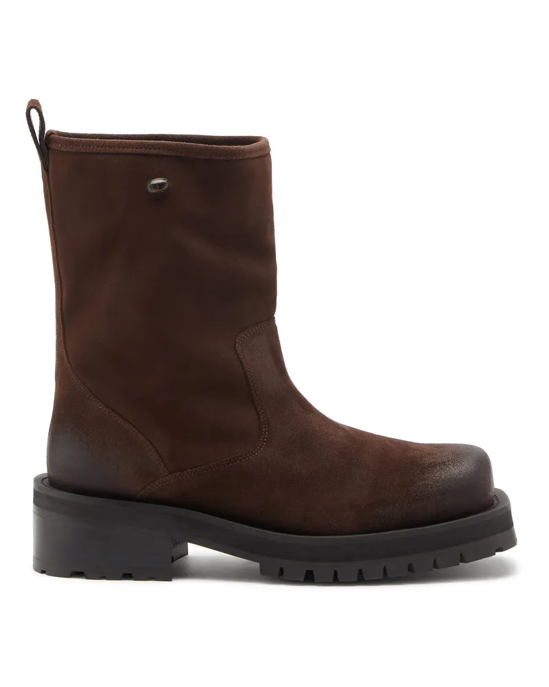 Diesel D-Texan - Stiefel aus Leder - Stiefel und Stiefeletten - Herren - Braun Braun