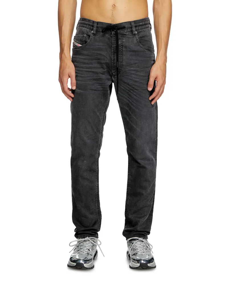 Diesel Regular 2032 D-Krooley Joggjeans - Jeans - Herren - Schwarz Schwarz