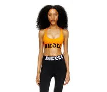 Sport-BH aus Mikrofaser mit Cut-off-Logo - BHs - Damen - Orange