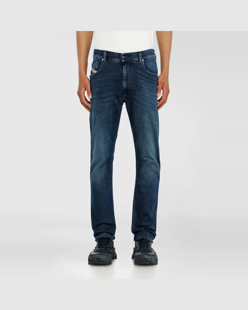 Diesel Regular Regular Waist 2032 D-Krooley-BW Joggjeans, Dunkelblau, Elastischer Bund Blau