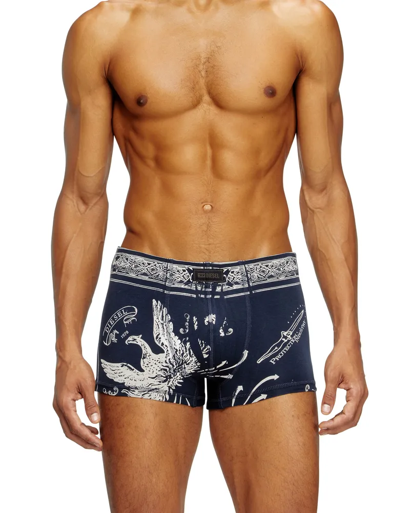 Diesel Retropants mit Phoenix-Print - Boxershorts - Herren - Blau Blau