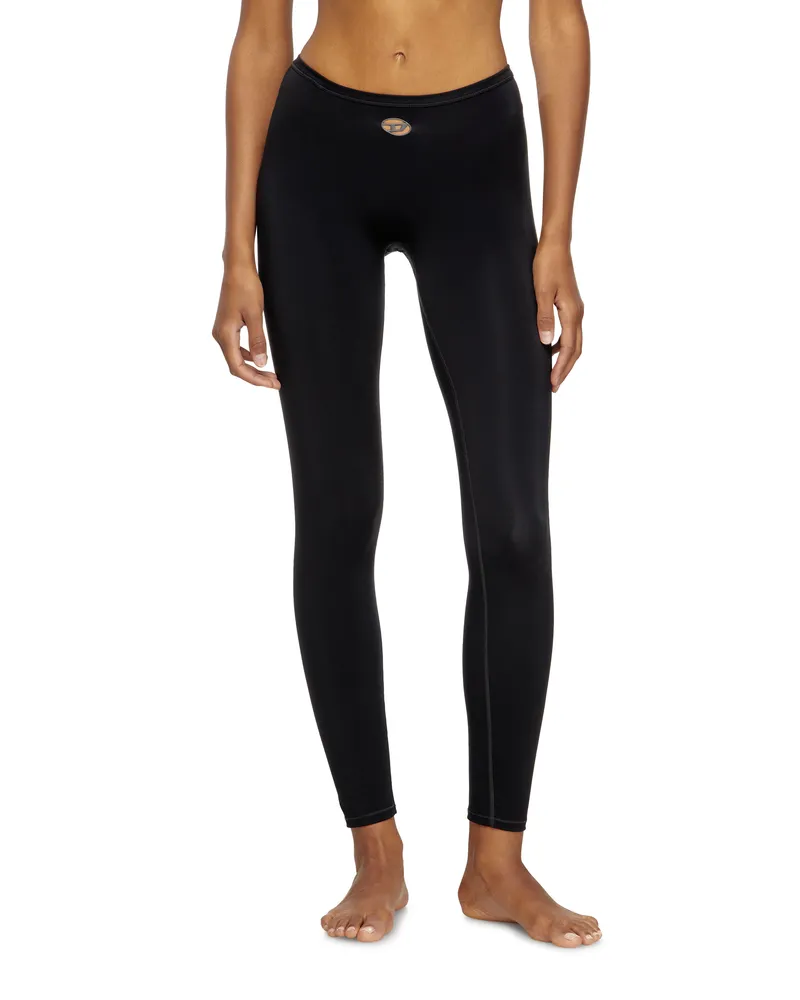 Diesel Leggings aus Stretch-Nylon - Hosen - Damen - Schwarz Schwarz