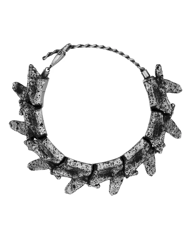 Diesel Armband mit silberfarbenen Elementen - Armbänder - Unisex - Grau Grau