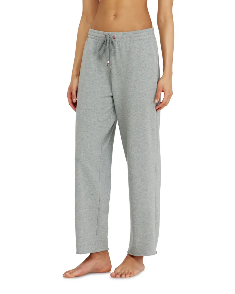 Diesel Aufgeraute Sweathose mit offenen Säumen - Hosen - Damen - Grau Grau