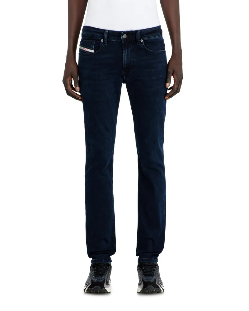 Diesel Skinny Jeans Low Waist 1979 Sleenker, Dunkelblau, Reißverschluss Blau