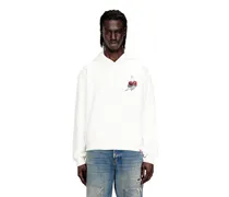 Sweatshirt aus Baumwolle mit Kirschendruck - Sweatshirts - Unisex - Weiss