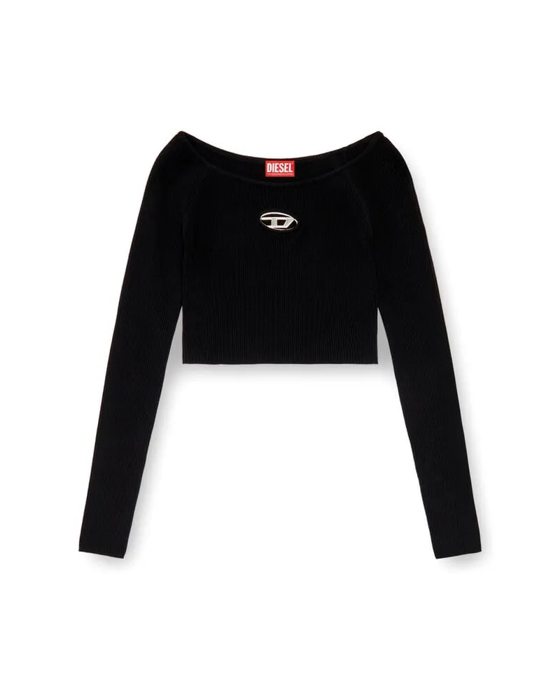 Diesel Off-the-Shoulder-Top aus Rippstrick - Oberteile - Damen - Bunt Bunt