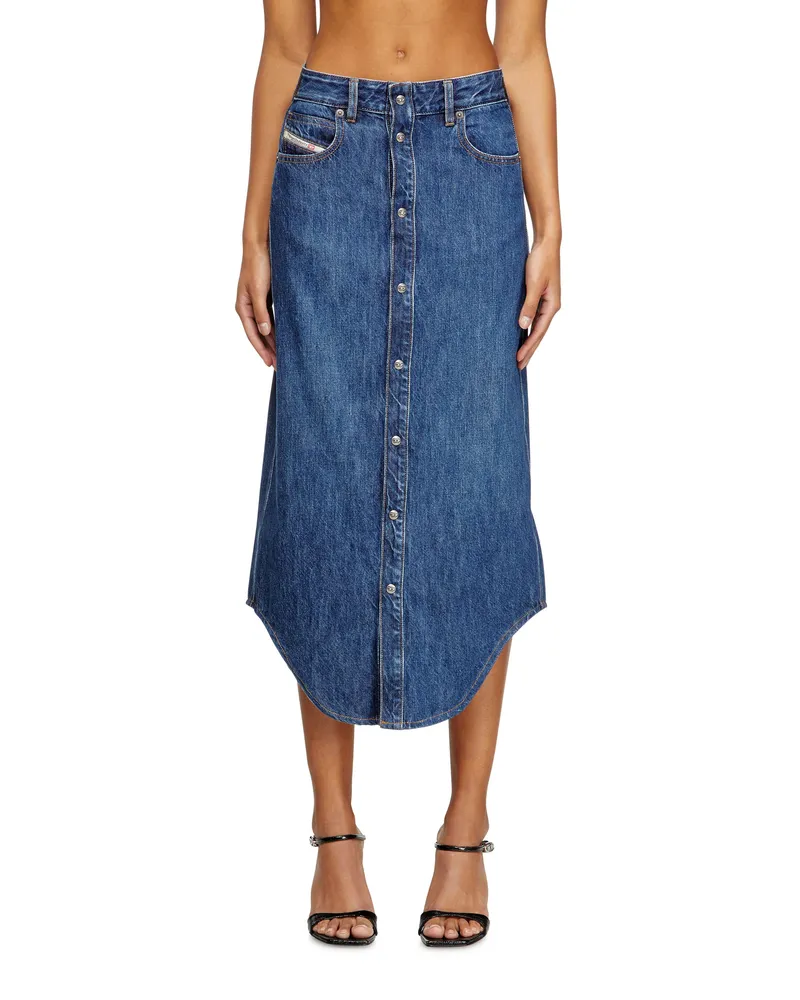Diesel Jeansrock mit Frontknöpfen - Röcke - Damen - Blau Blau