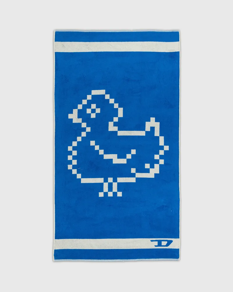 Diesel Frotteehandtuch 100x180 cm - Bath - Unisex - Blau Blau