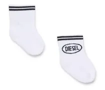 Baumwollsocken mit gestreiften Bündchen - Weitere Accessoires - Unisex - Bunt