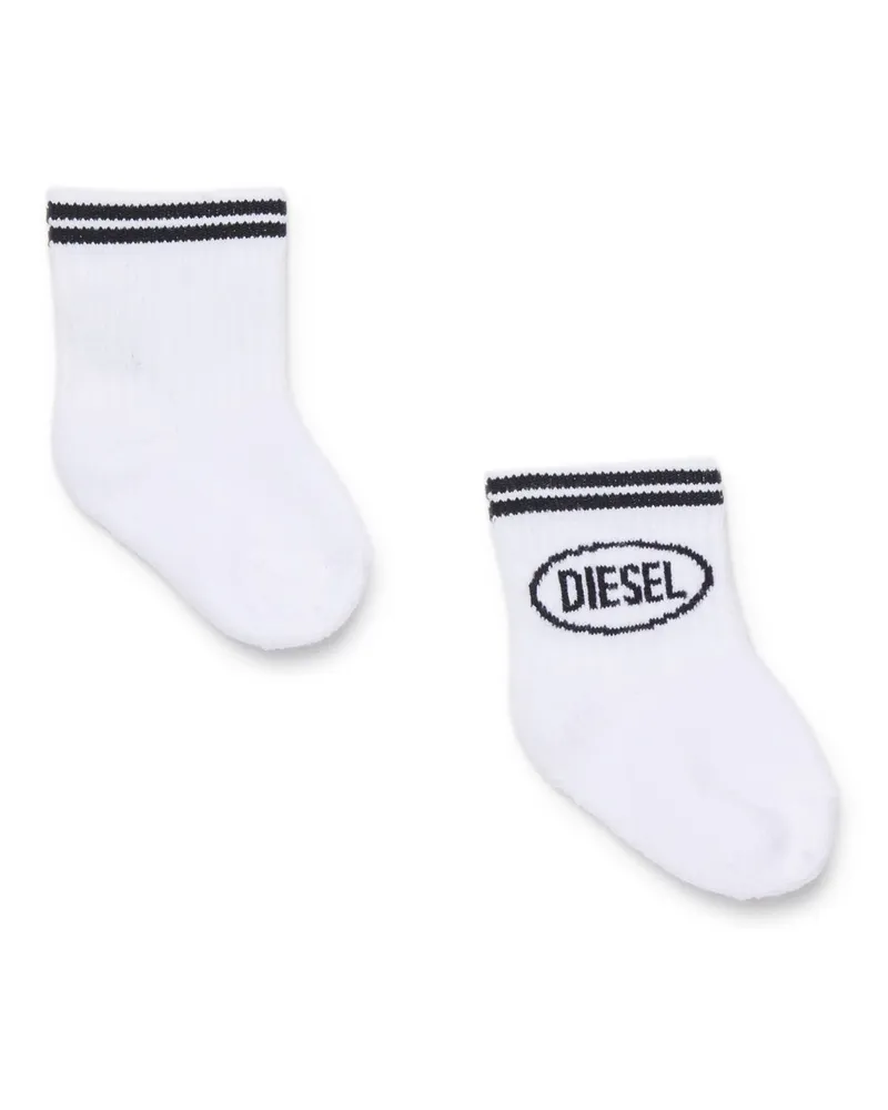 Diesel Baumwollsocken mit gestreiften Bündchen - Weitere Accessoires - Unisex - Bunt Bunt