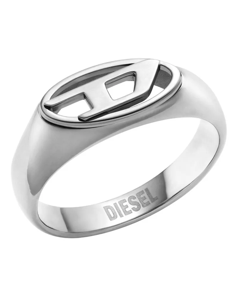 Diesel Siegelring aus Edelstahl - Ringe - Unisex - Silber Silber
