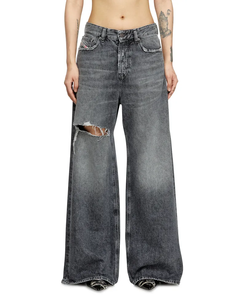 Diesel Relaxed Jeans - 1996 D-Sire - Jeans - Damen - Schwarz Schwarz