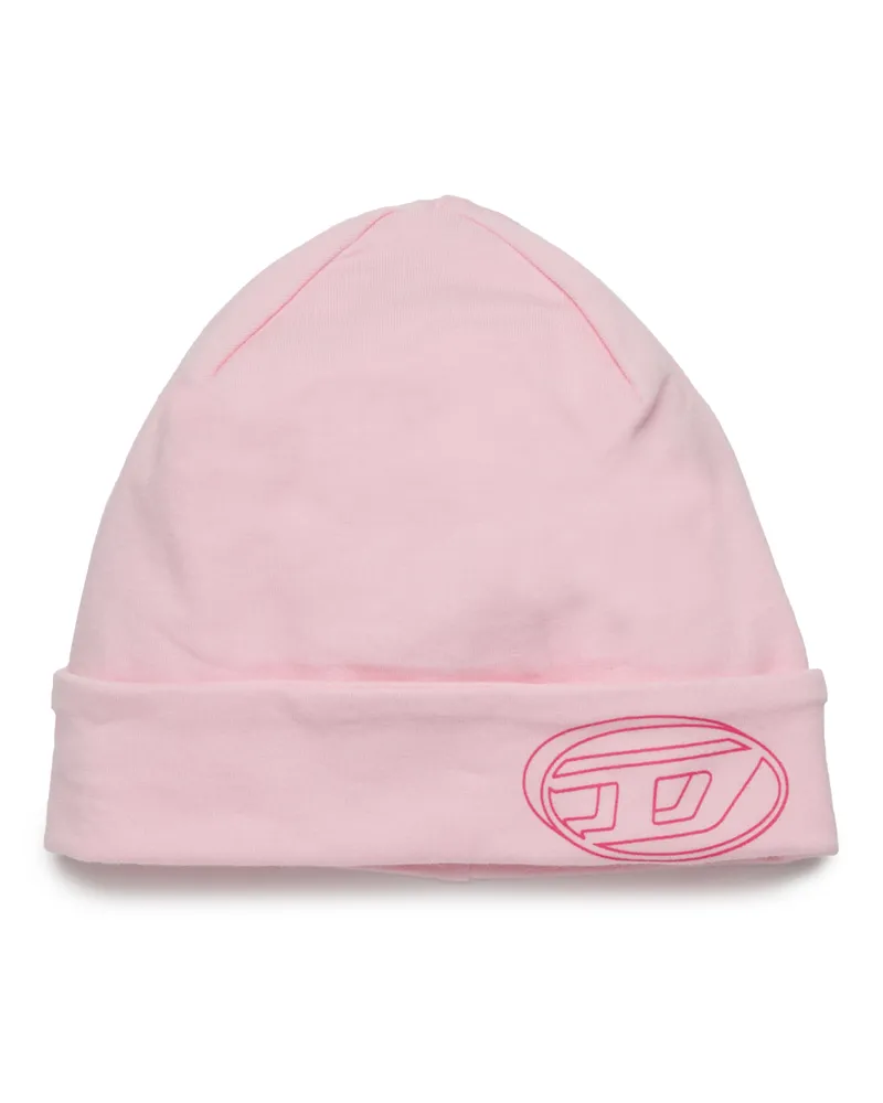 Diesel Baumwollmütze mit Logo - Weitere Accessoires - Unisex - Rosa Rosa