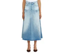 Jeansrock mit Lagen-Design - Röcke - Damen - Blau