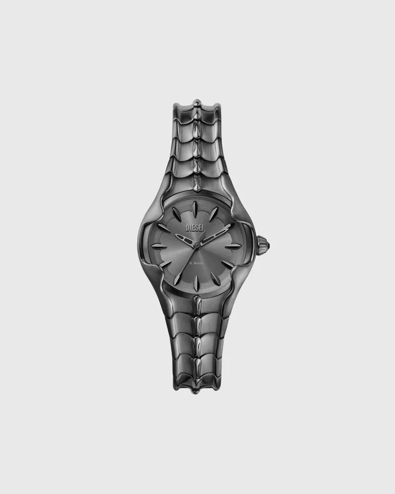 Diesel Vert Armbanduhr aus metallgrauem Edelstahl mit drei Zeigern - Uhren - Damen - Grau Grau