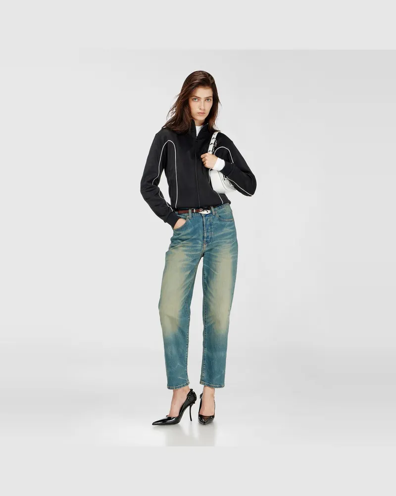 Diesel Sweatjacke mit Kontrastpaspel - Sweatshirts - Damen - Bunt Bunt