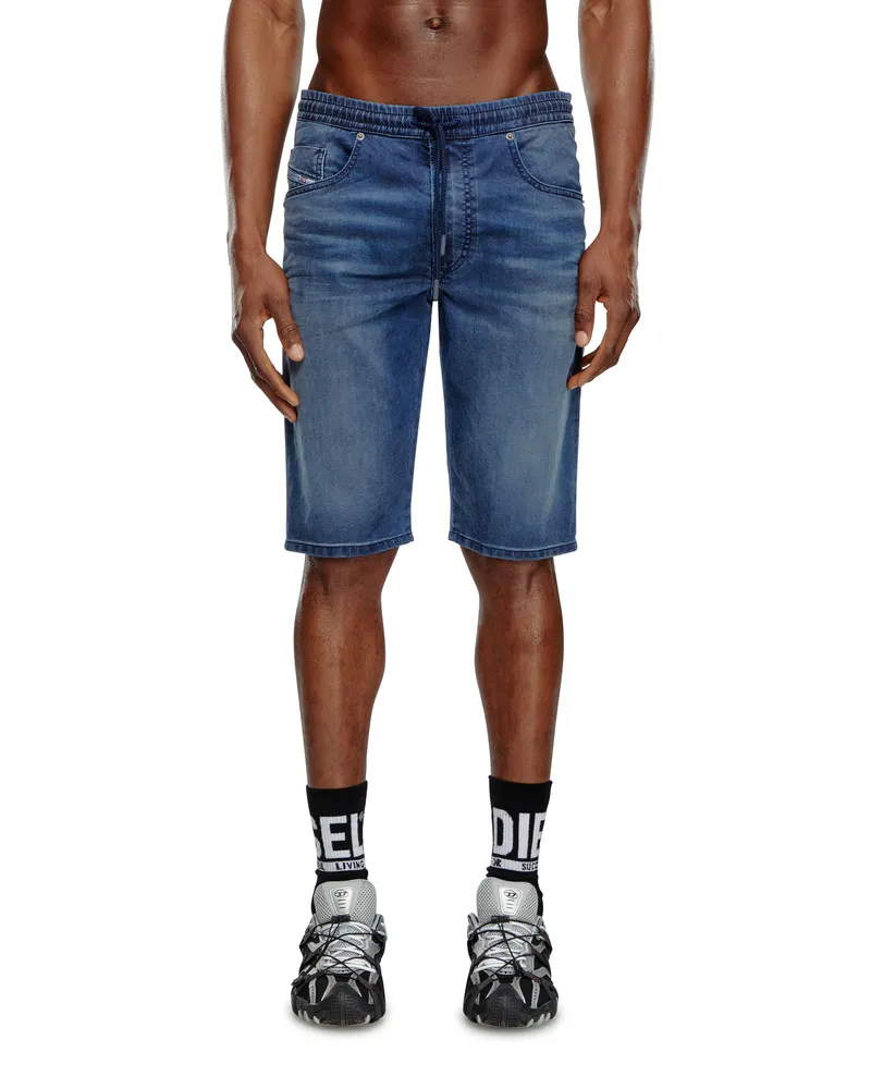 Diesel Chinoshorts aus JoggJeans - Denim Kurze Hose - Herren - Blau Blau
