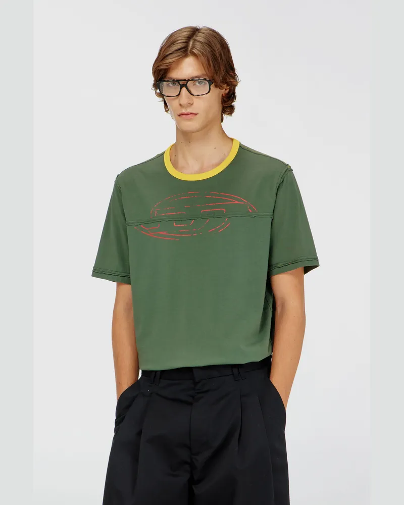 Diesel T-Shirts - Herren - Grün Grün