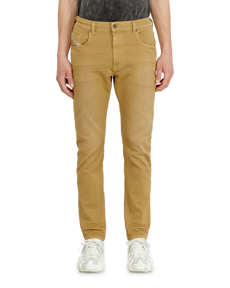 Diesel Regular Regular Waist 2032 D-Krooley-BW Joggjeans, Farbig, Elastischer Bund Beige