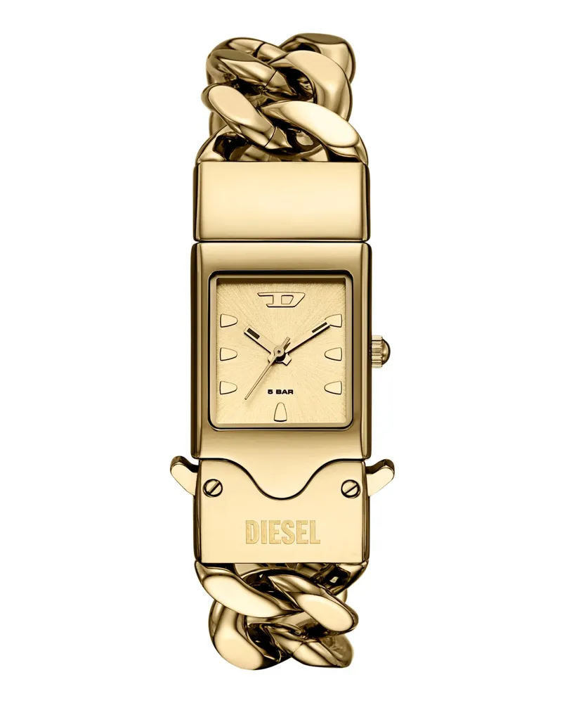Diesel Closer Drei aus goldfarbenem Edelstahl - Uhren - Herren - Gold Gold