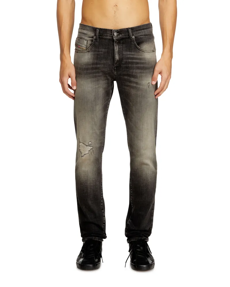 Diesel Slim Jeans Regular Waist 2019 D-Strukt - Jeans - Herren - Grau Grau