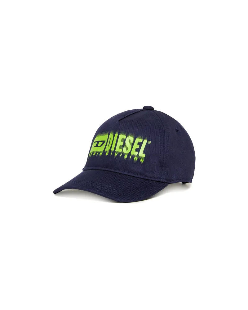 Diesel Basecap aus Denim mit Dégradé-Logo - Weitere Accessoires - Unisex - Blau Blau