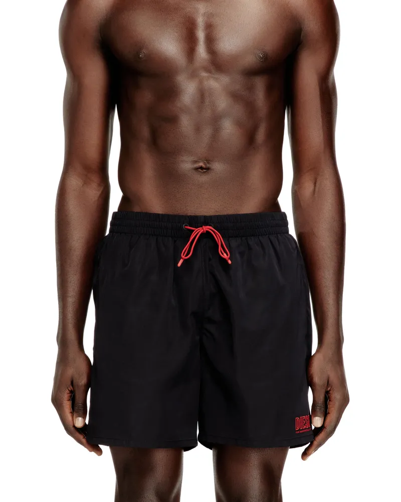 Diesel Badeshorts mit Reißverschlusstasche - Badeshorts - Herren - Schwarz Schwarz