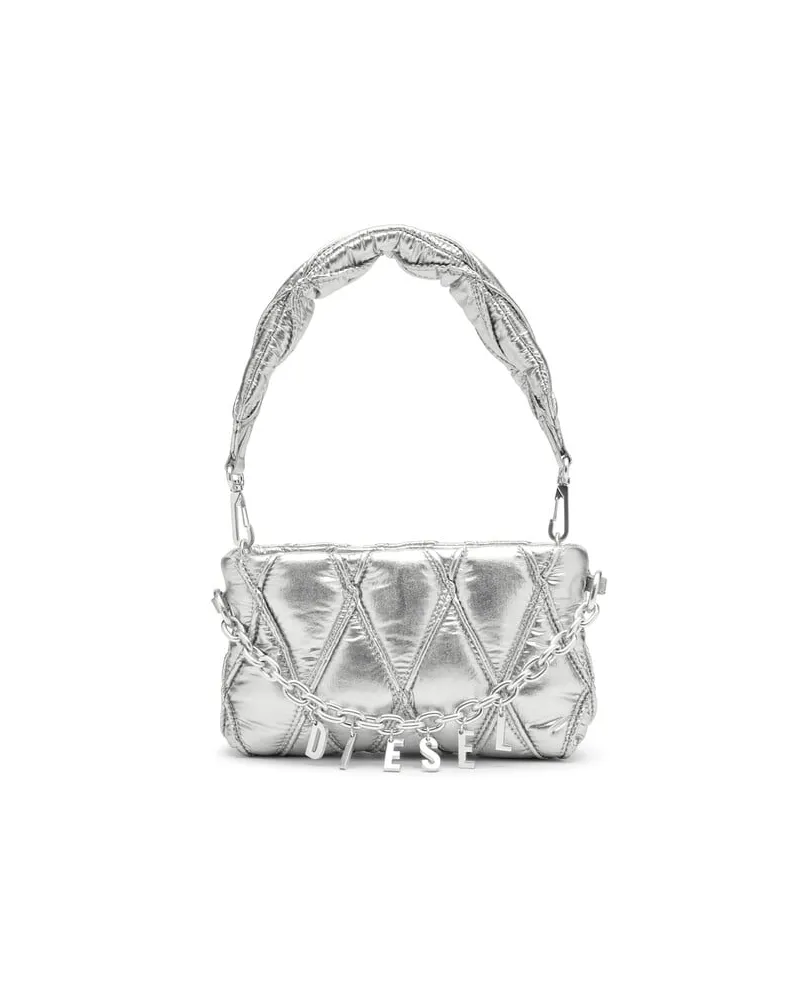 Diesel Portemonnaie-Tasche aus gestepptem Metallic-Nylon - Kleine Portemonnaies - Damen 