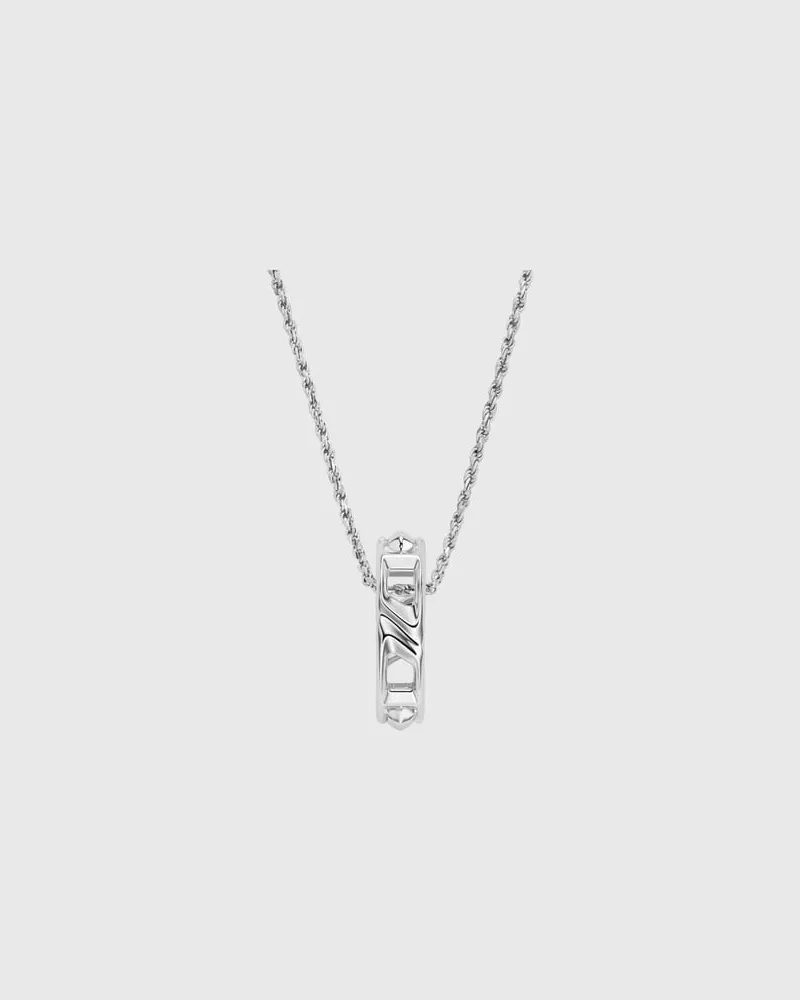Diesel Anhängerhalskette aus Sterlingsilber - Halsketten - Unisex - Silber Silber